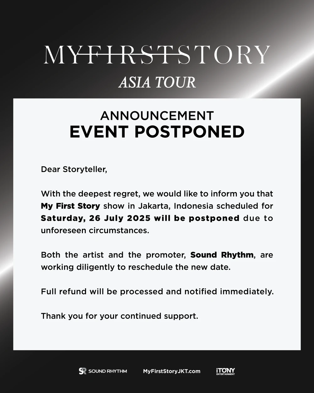 My First Story Postpone